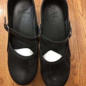 Dansko Marcelle Black Cabrio Mary Jane Clog | 39